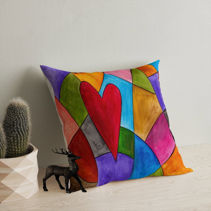 Aberto Design Cojín Multicolor 43 x 43 cm Aberto Design Cojín Multicolor 43 x 43 cm